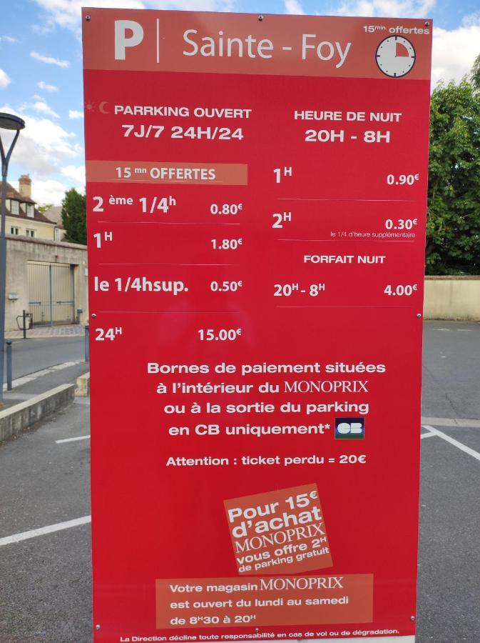 L'Elegance : T2 Proche Cathedrale De Chartres. Apartment ภายนอก รูปภาพ